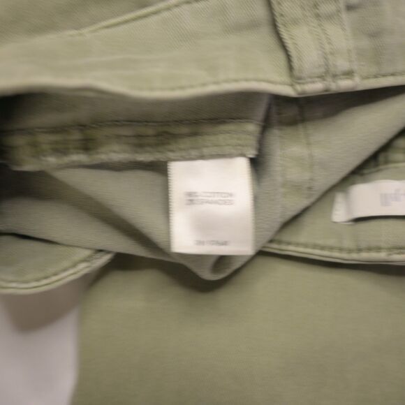 J Jill Womens 8 32x29 Green Patch Pocket Cotton Blend Jeans Pants - Picture 5 of 8